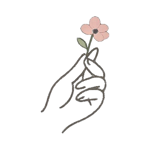 Hand Holding a flower